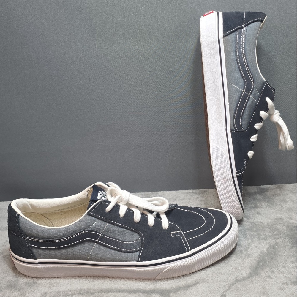 Size 9.5 - Vans Sk8- Low 2-Tone - Navy Blue